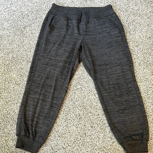 ATHLETA Cropped Space Dye Joggers, Size Small